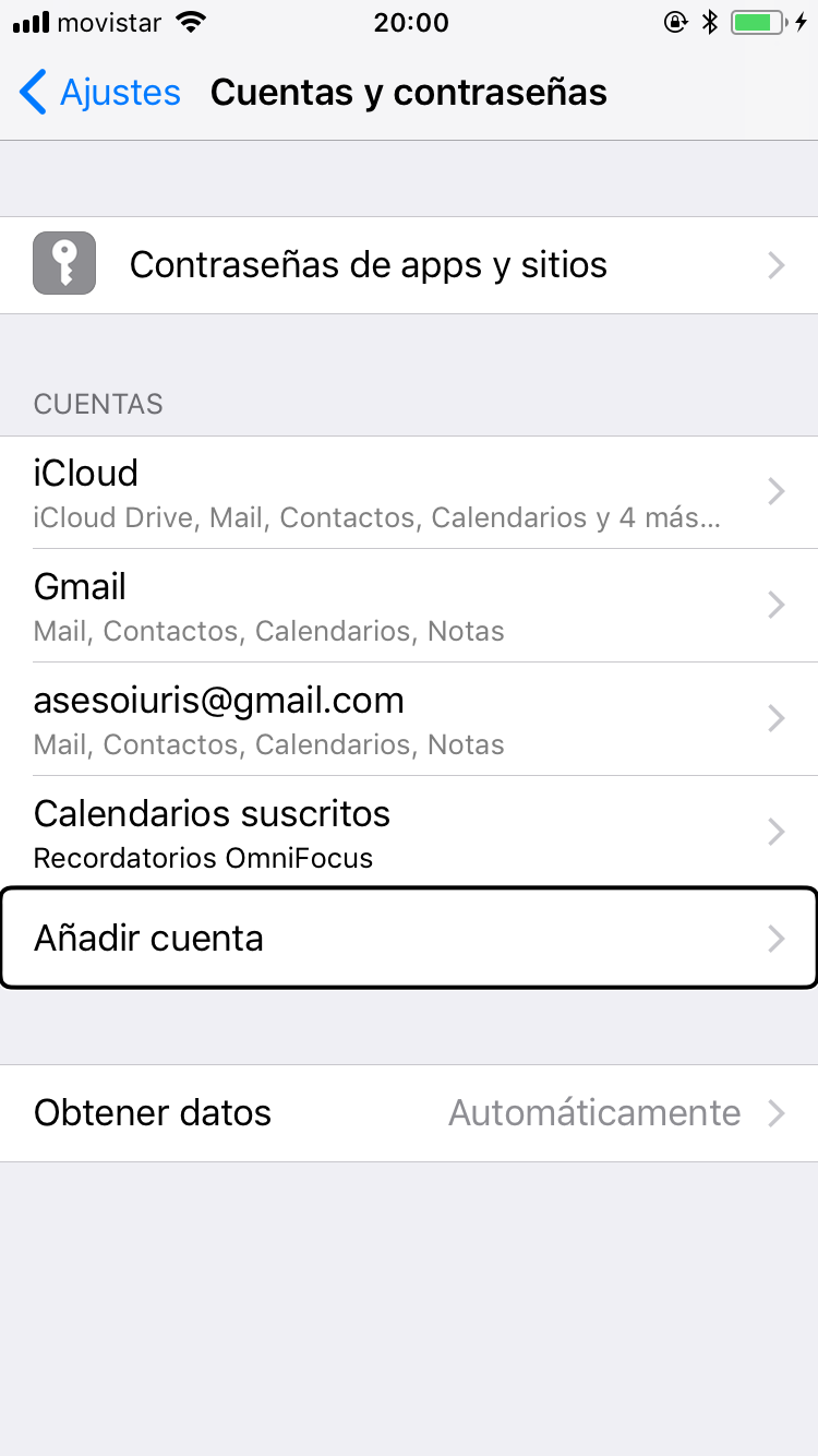 Como configurar cuentas de correo en Mail para iOS